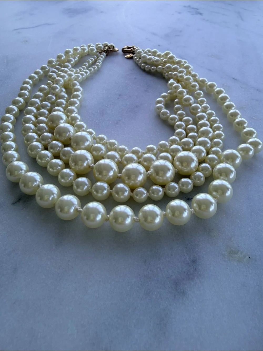 J. Crew Multi-Strand Pearl Necklace